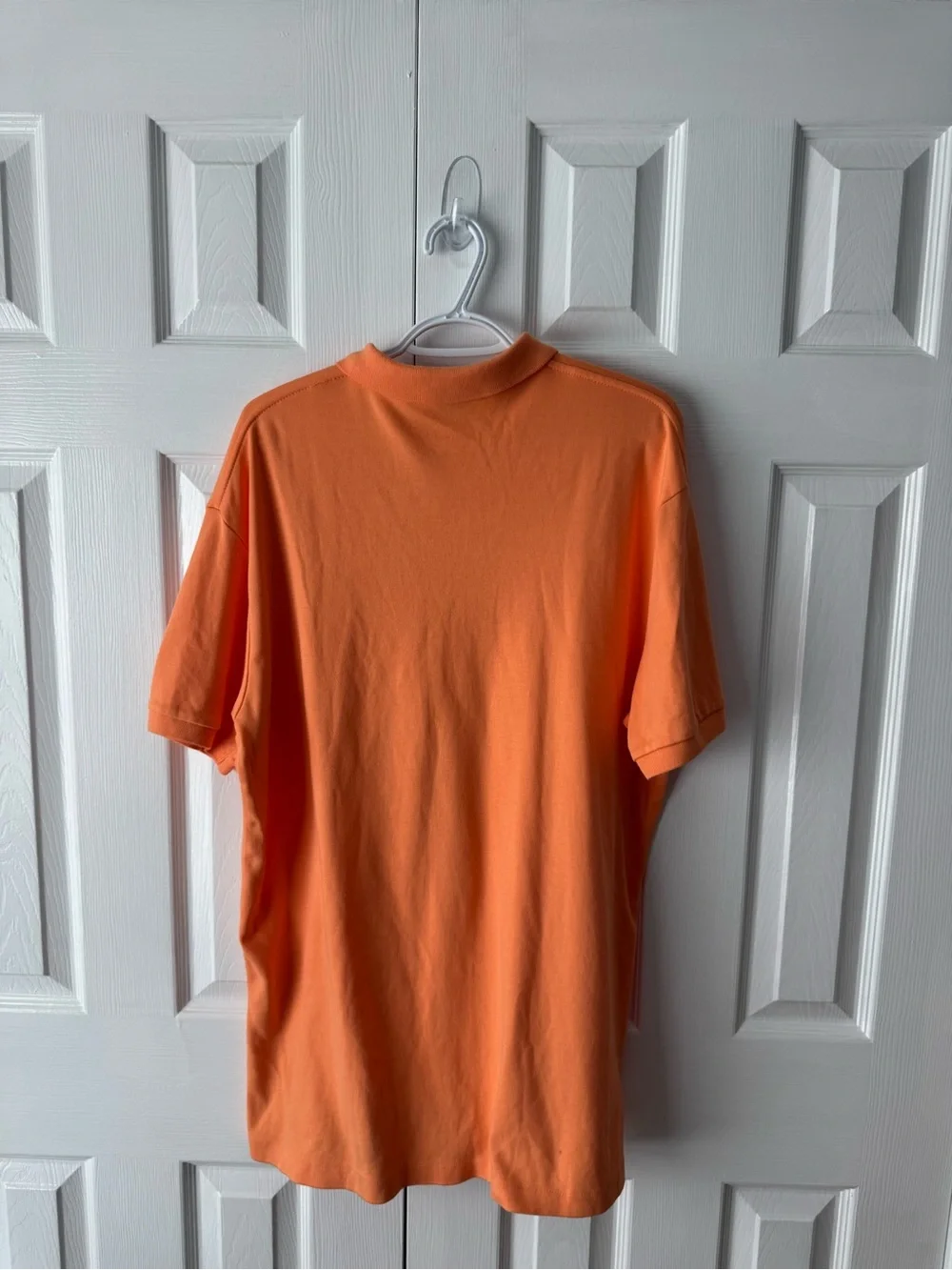 Polo Ralph Lauren Vintage Orange Cotton Classic Quiet Luxury Polo Shirt L